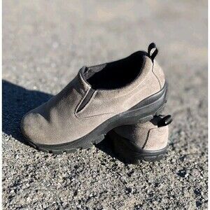 MRC Men's Size 8 Grey & Black Parker Suede Slip On Shoes